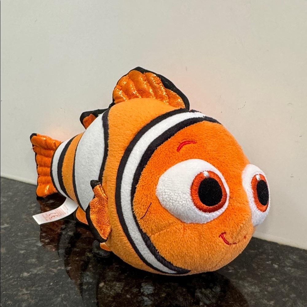 TY Disney Pixar Sparkle Nemo Plush Toy/Doll/Stuffed, Beanie Babies 9" Inch
